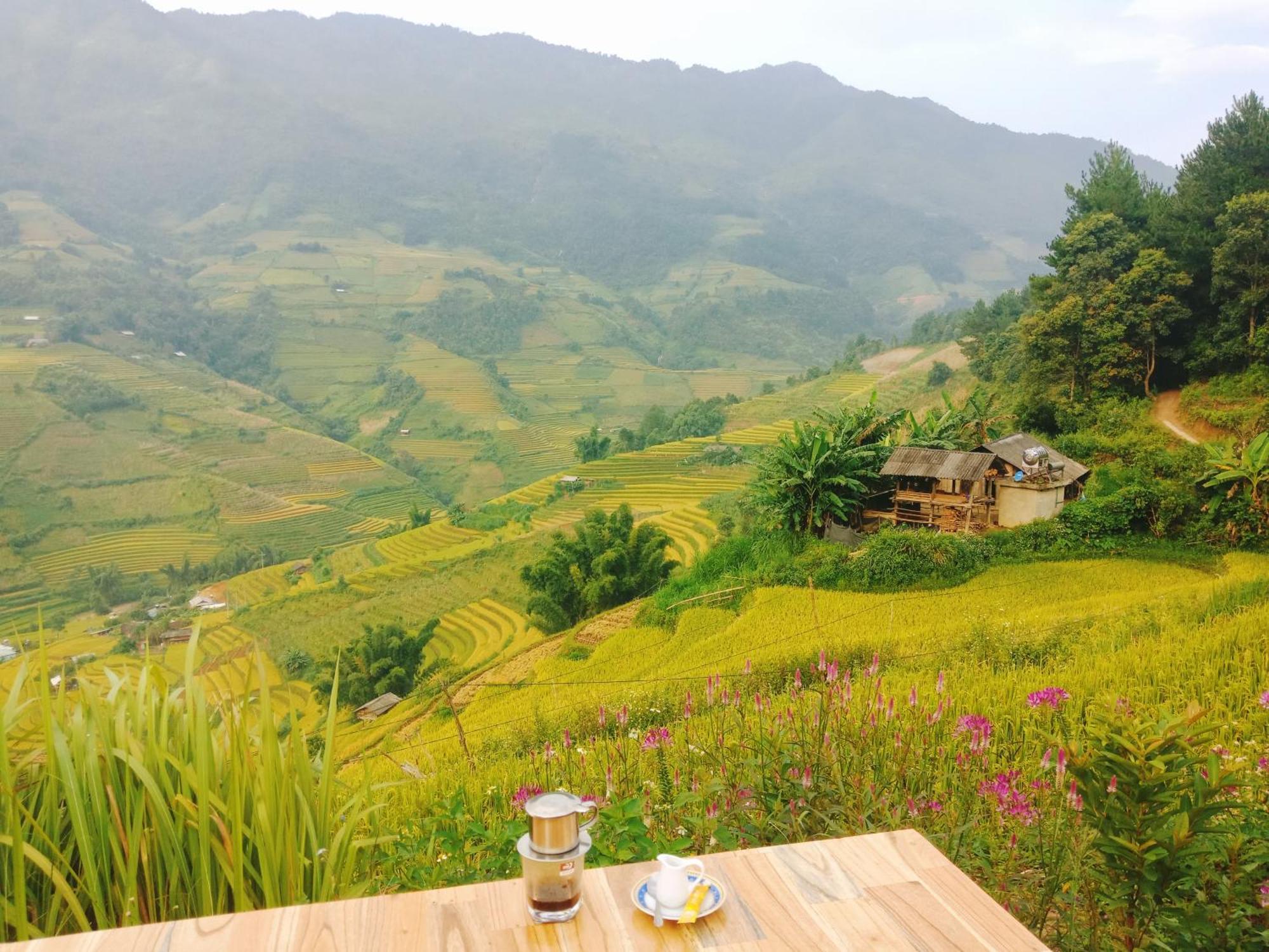 Mu Cang Chai Big View Homestay, Tour & Vegetarian Dış mekan fotoğraf