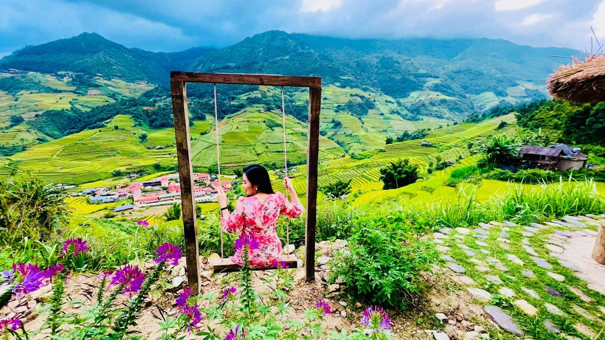 Mu Cang Chai Big View Homestay, Tour & Vegetarian Dış mekan fotoğraf