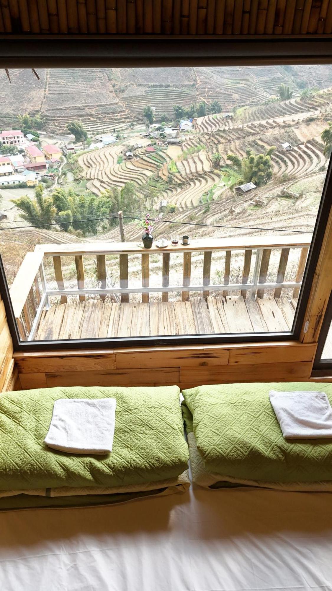 Mu Cang Chai Big View Homestay, Tour & Vegetarian Dış mekan fotoğraf