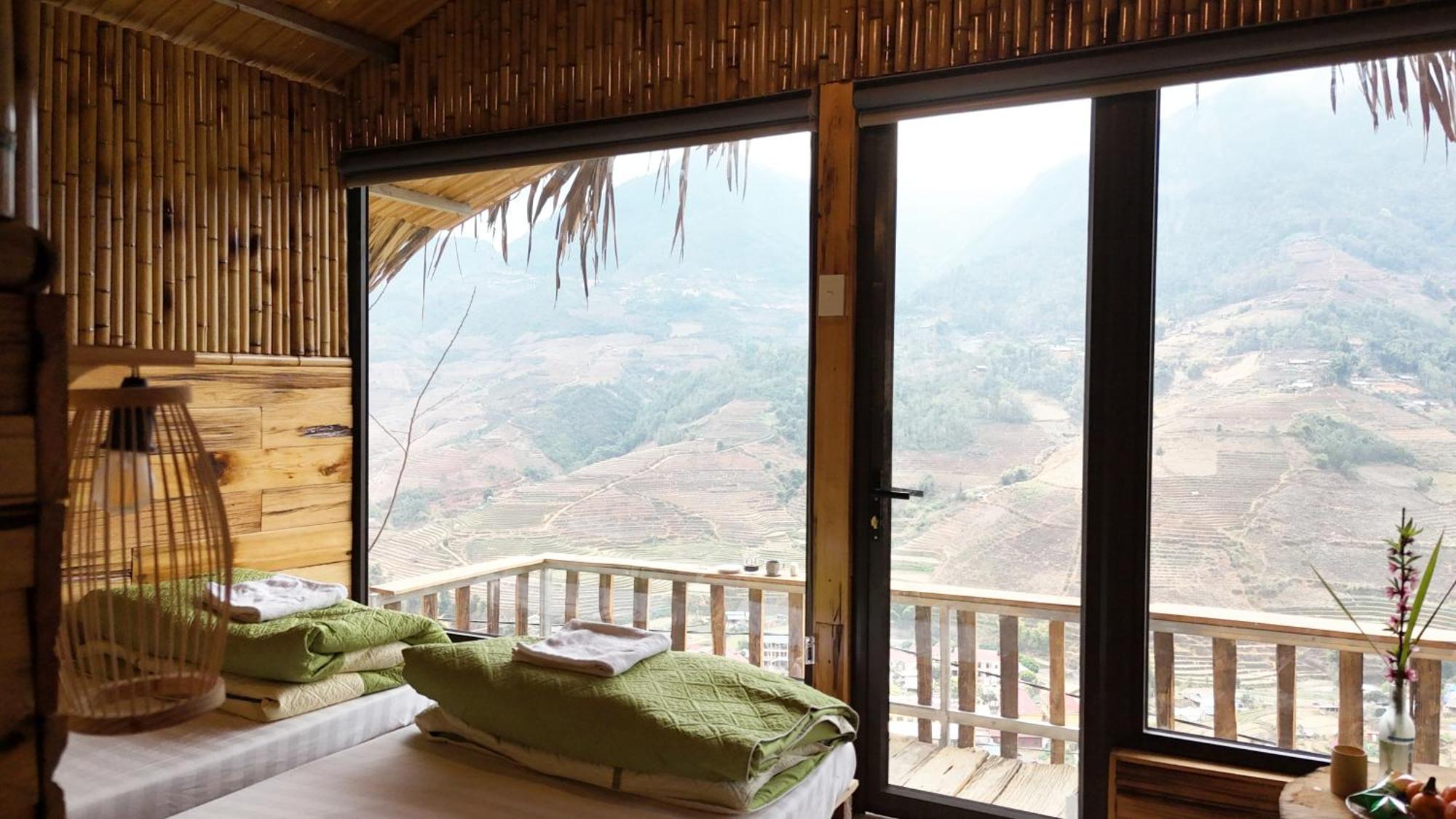 Mu Cang Chai Big View Homestay, Tour & Vegetarian Dış mekan fotoğraf